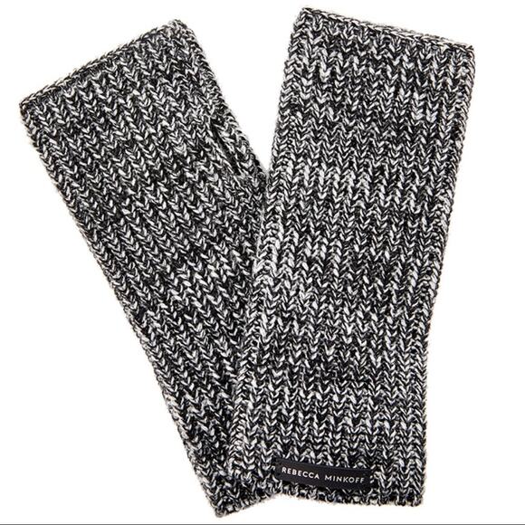 NWT Rebecca Minkoff Marled Beanie & Arm Warmer Set - Picture 5 of 6